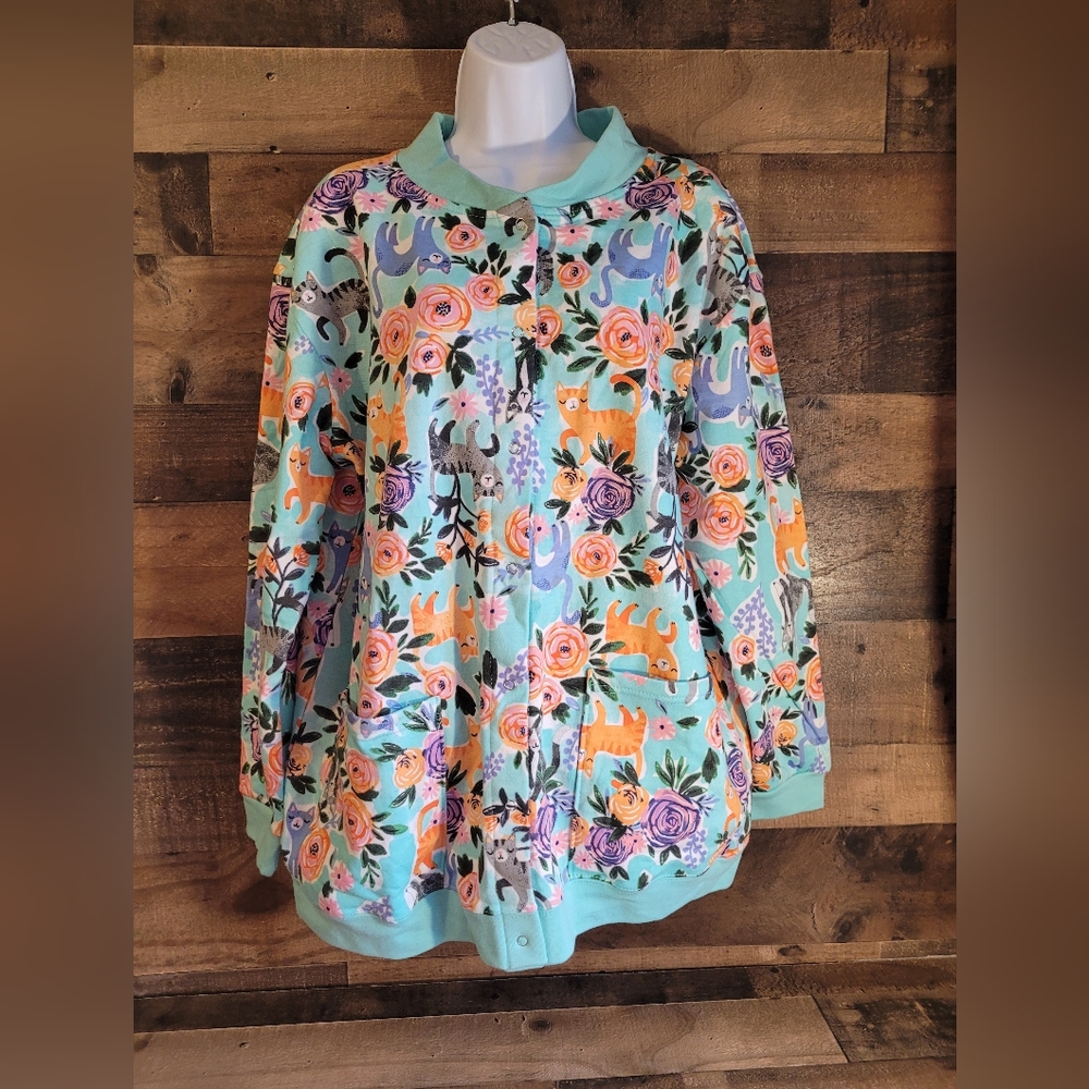 KITTY CATS!!!!! Vintage Anthony Richards Cats Cardigan Size XL